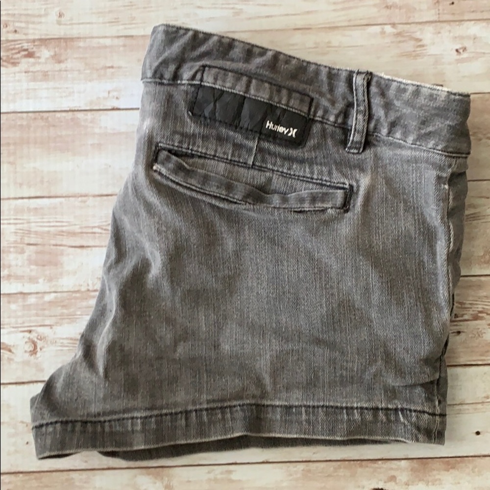 Hurley gray low rider shorts